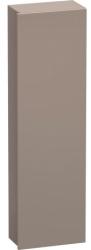 Пенал Duravit DuraStyle, 40x24x140 см, подвесной, (правый), с дверцей, с полкой, со стеклянными полками, цвет: базальт, в ванную комнату