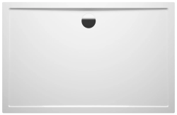 Душевой поддон Riho Davos, 140х90 см, прямоугольный, пристенный, акриловый, низкий, цвет: белый, с антискользящим покрытием, с бортиком