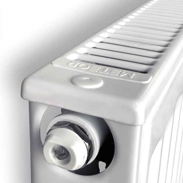 Радиатор Meteor (Buderus) Classic K 20/900/1200 стальной, панельный, боковое подключение, для отопления квартиры, дома, водяные, мощность 2721 Вт, настенный, батарея, белый