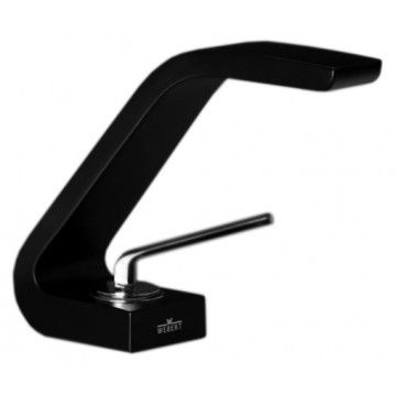 Смеситель для раковины Webert Wolo однорычажный, неповоротный, длина 111 мм, латунь, цвет черный