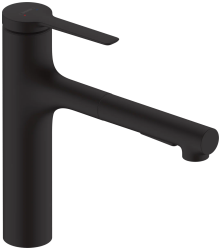 Смеситель для кухни/мойки Hansgrohe Zesis M33, 160 sBox lite 2jet, однорычажный, керамический, с поворотным/вытяжным изливом, длина 23,1 см, латунь, цвет матовый черный Смеситель для кухни/мойки Hansgrohe Zesis M33, 160 sBox lite 2jet, однорычажный, керамический, с поворотным/вытяжным изливом, длина 23,1 см, латунь, цвет матовый черный