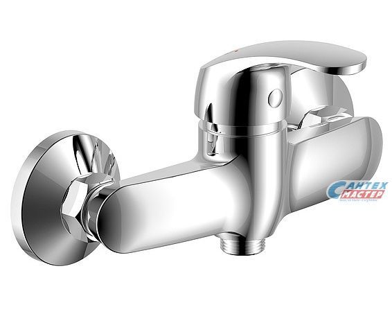 Смеситель для душа Damixa Palace One однорычажный, керамический, настенный, без излива/шланга/лейки, латунь хром, горизонтальный