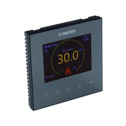 Хронотермостат комнатный VALTEC Wi-Fi с цветным дисплеем для элетрического теплого пола 220 В (черный)