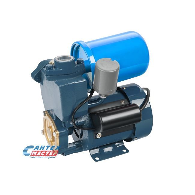 Насосная станция Unipump AUPS 126, 1.8 м³/ч, напор - 33 м, 0.37 кВт, (220 В) гидроаккумулятор 2 л, давление 6 бар, глубина всасывания 8 м, автоматическая, для подачи чистой воды, водоснабжения частного дома, дачи, полива, из колодца