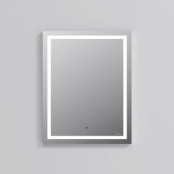Зеркало Am.Pm Gem 55х70 см с LED/ЛЕД-подсветкой, прямоугольное, ИК-сенсор, для ванны, навесное/подвесное/настенное