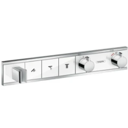 Смеситель для душа Hansgrohe RainSelect термостатический, скрытого монтажа, настенный, без излива/шланга/лейки, латунь, цвет хром