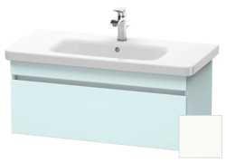 Тумба под раковину для консоли/столешницы Duravit DuraStyle 80х55х50 см, подвесная, ДСП, цвет: светло-голубой/белый матовый, 1 выдвижной ящик, прямоугольная
