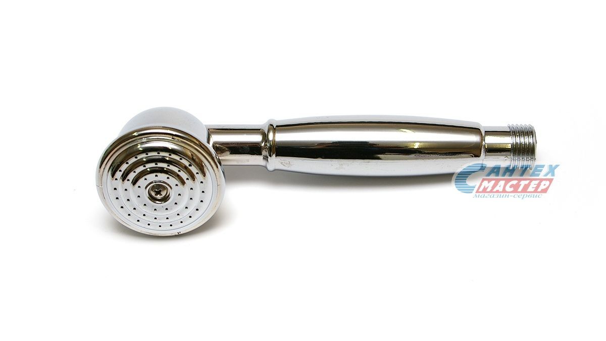 Лейка душевая Melodia Prime 52 мм L190 мм ручная, круглая, 1 режим, хром, ABS пластик, для душа/ванной MKP20441P