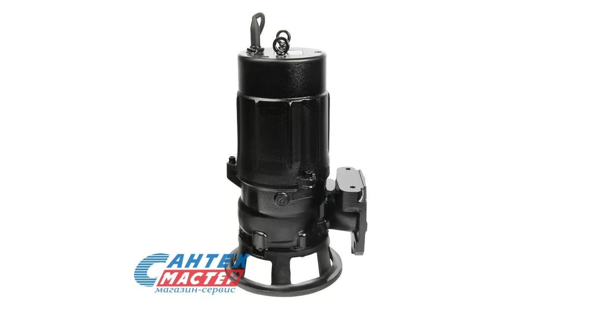 Насос погружной Unipump Fekamax 80C2-1.5, 36 м³/час, напор 13 м, 1.5 кВт (220В) дренажный, с нижним забором (фекальный, канализационный), без поплавка, вихревой, электрический, для откачки чистой, грязной (до 10 мм) воды