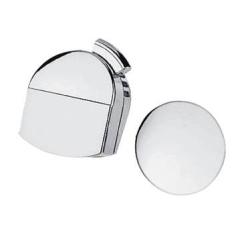 Излив для ванны Hansgrohe Exafill (внешняя часть), настенный/на ванну, неповоротный, латунный, цвет хром, круглый, длина излива 4,8 см, встраиваемый/встроенный, для смесителя/ванны/ванной/душевой