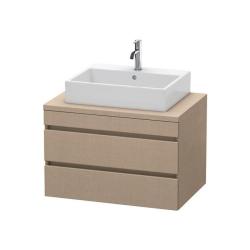 Тумба под раковину для консоли/столешницы Duravit DuraStyle 80х54,8х51,2 см, подвесная, ДСП, цвет: лен, 2 выдвижных ящика, прямоугольная