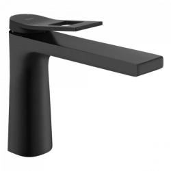 Смеситель для раковины/умывальника REA SOUL однорычажный, неповоротный, длина излива 105 мм, латунь, цвет черный матовый