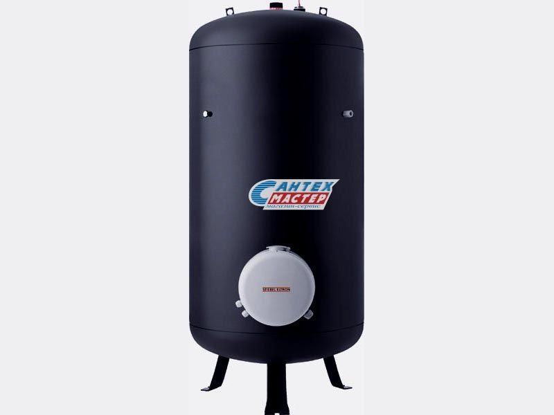 Водонагреватель 600 л Stiebel Eltron SHO AC 600 6/12 kW электрический, напольный, вертикальный, накопительный тип. 6/12 квт, 1685x750x1030 мм, 400 в, (цвет черный, круглый) с боковой подводкой
