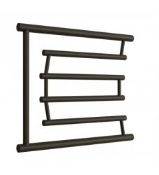 Полотенцесушитель Двин D-Pobeda 50/60, водяной (1"-3/4"-1/2" К0  черный матовый), боковое подключение, нержавеющая сталь, настенный, форма Е-образная, цвет черный матовый, к отоплению и ГВС, для отопления, обогрева в ванной