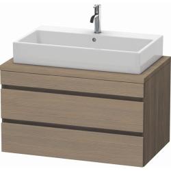 Тумба под раковину для консоли/столешницы Duravit DuraStyle 90х54,8х51,2 см, подвесная, ДСП, цвет: дуб терра, 2 выдвижных ящика, прямоугольная