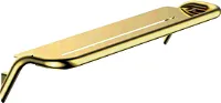 Полка Deante Silia, размер: 436x124x89 мм, настенная, цвет золото, латунь, прямоугольная, подвесная, для душа/ванной