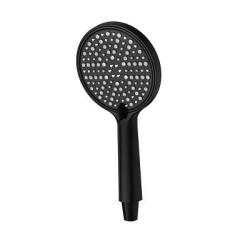 Лейка душевая Raglo R450.50.06, 124 мм круглая, 3 режима, цвет черный, пластик, ручная, для душа/ванной