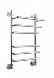 Полотенцесушитель Двин F Primo 70/40, водяной (1"-3/4"-1/2" К3  полированный), универсальное подключение, нержавеющая сталь, настенный, форма лесенка, цвет хром, к отоплению и ГВС, для отопления, обогрева в ванной