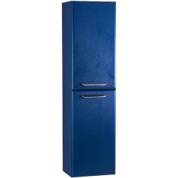Пенал Cezares Eco 40, 40х30х150 см, подвесной, (правый/левый/универсальный), 2 распашные дверцы, цвет синий, в ванную комнату