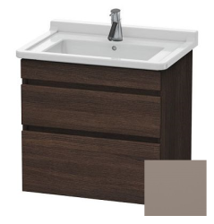 Тумба/шкафчик для консоли/столешницы Duravit DuraStyle под раковину 60х54,8х51,2 см, подвесная, ДСП, цвет: каштан темный/базальт, 2 выдвижных ящика, прямоугольная