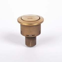 Кнопка слива для арматуры IDDIS Optima Home с двойным смывом ( Двухуровневый ), 38 мм, цвет бронза матовая, ABS-пластик 92038BR2AR