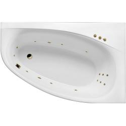Ванна Excellent Kameleon SMART, 170х110 см, акриловая, цвет- белый/бронза, (с гидромассажем), с каркасом, асимметричная, правосторонняя, правая, приставная/встраиваемая