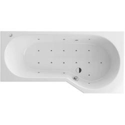Ванна Excellent Be Spot RELAX, 160х80 см, акриловая, цвет- белый/хром, (с гидромассажем), с каркасом, асимметричная, правосторонняя, правая, приставная/встраиваемая