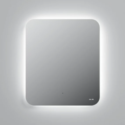 Зеркало AM.PM X-Joy, 60х70 см, с LED/ЛЕД-подсветкой, овальное, выключатель сенсорный, с диммером, для ванны, навесное/подвесное/настенное