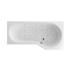 Ванна Excellent Be Spot RELAX, 160х80 см, акриловая, цвет- белый, (с гидромассажем), с каркасом, асимметричная, правосторонняя, правая, приставная/встраиваемая