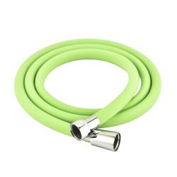 Шланг для душа Melodia Wonder Silicone Anti-twist 1/2"х1/2" 15 мм, 150 см, силикон, зеленый, для смесителя MKP34442BLgn