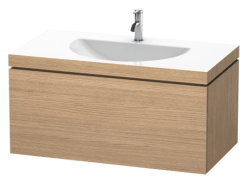 Тумба под раковину для консоли/столешницы Duravit DuraStyle 80х55х50 см, подвесная, ДСП, цвет: дуб европейский, 1 выдвижной ящик, прямоугольная