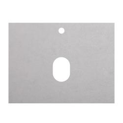 Столешница под раковину BelBagno, 61,6х46,8х1,1 см, керамогранит, прямоугольная, цвет цементная структура, для накладной раковины/умывальника/рукомойника, с отверстием