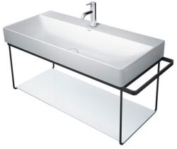 Полка Duravit DuraSquare для металлической консоли под раковину, размер 77х38 см, цвет: белый, стеклянная, прямоугольная, вставка, для раковины, в ванную комнату