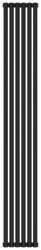 Радиатор отопления Сунержа Эстет-11 1800х270 6 секций, цвет тёмный титан муар, универсальное подключение, нержавеющая сталь, трубчатый