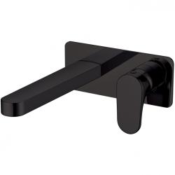 Смеситель для раковины/умывальника Boheme Spectre, встраиваемый, однорычажный, неповоротный, керамический, длина излива 210 мм, латунь, цвет черный