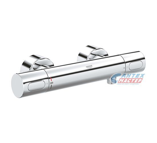 Смеситель для душа Grohe Grohtherm 3000 Cosmopolitan термостатический, хромированный, настенный, без излива/шланга/лейки, латунь хром