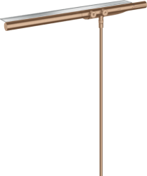 Смеситель для душа Axor ShowerSolutions 800, термостатический, комбинированного/наружнего/скрытого монтажа, настенный, без излива/шланга/лейки, округлый, латунный, цвет шлифованное красное золото, с термостатом