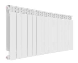 Радиатор отопления RIFAR ALP 500 (14 секций) биметаллический, боковое подключение, для квартиры, водяные, мощность 2212 Вт, настенный, батарея (Рифар)