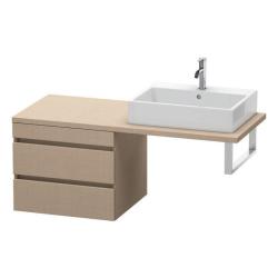 Тумба/шкафчик для консоли/столешницы Duravit DuraStyle под раковину 60х54,8х51,2 см, подвесная, ДСП, цвет: лен, 2 выдвижных ящика, прямоугольная