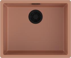 Мойка кухонная Omoikiri Yamakawa 55 Integra-CN, 55,6х45,6 см, врезная, из искусственной керамики (Artceramic), прямоугольная, цвет каньон, без отверстия под смеситель, без крыла, слив-перелив