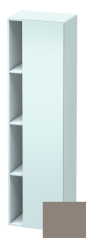 Пенал Duravit DuraStyle, 50x36x180 см, подвесной, (правый), с дверцей, с закрытыми/открытыми полками, цвет: светло-голубой/базальт, в ванную комнату