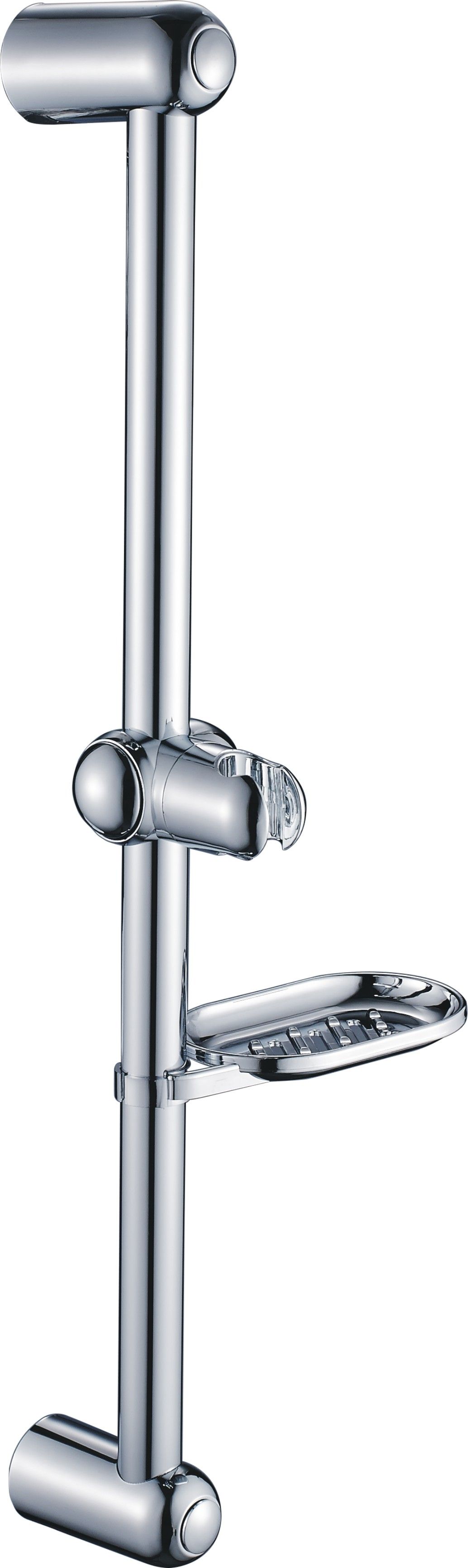 Душевая стойка HAIBA 54см с мыльницей, хром, настенная, хромированная/нержавеющая сталь/пластмассовая, для душа/ванной