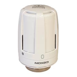 Термоголовка жидкостная Gekon M30x1,5 цвет белый, с диапазоном регулировки 6-29 °C, пластик, с настройкой против замораживания