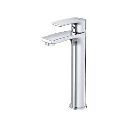 Смеситель для раковины/умывальника Damixa Eclipse 2.0 высокий, однорычажный, неповоротный, керамический, длина излива 102 мм, латунь, цвет хром