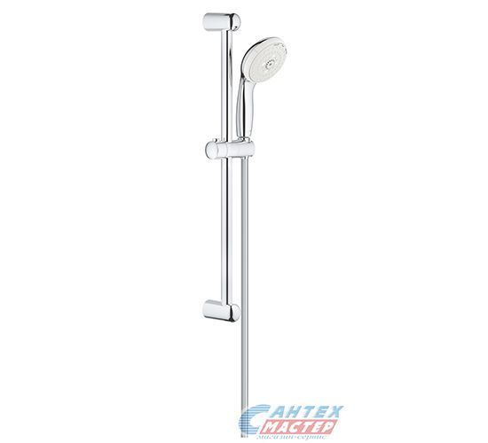 Душевой гарнитур Grohe New Tempesta 100 с 3-режимной лейкой 9,5 л/мин, штанга 600 мм хром 27644001