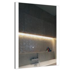 Зеркало Azario Madison, 60х80 см, с LED/ЛЕД-подсветкой, с диммером, прямоугольное, выключатель сенсорный, для ванны, навесное/подвесное/настенное