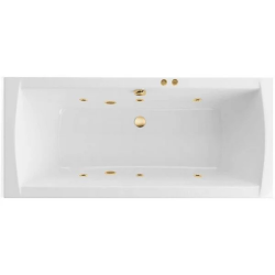 Ванна Excellent Aquaria Lux Slim SOFT, 180х80 см, акриловая, цвет- белый, (с гидромассажем), с каркасом, прямоугольная, правосторонняя/левосторонняя, правая/левая, универсальная, приставная/встраиваемая