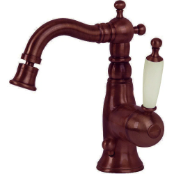 Смеситель для биде Migliore Oxford, однорычажный, поворотный, длина 130 мм, керамический картридж, латунь, цвет тосканская бронза