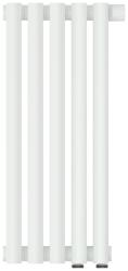 Радиатор отопления Сунержа Эстет-11 EU50 500х225 5 секций, цвет матовый белый, нижнее подключение, нержавеющая сталь, трубчатый