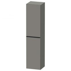 Пенал Duravit D-Neo, 40x36x176 см, подвесной, (левый), с распашной дверцей/одностворчатый, с 5 стеклянными полками, цвет: бетонно-серый, в ванную комнату